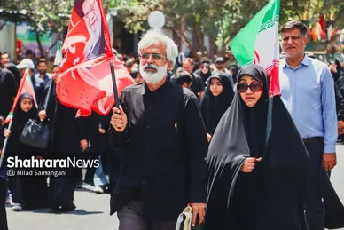 گزارش تصویری | مراسم جاماندگان اربعین حسینی در مشهد