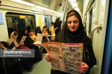 گزارش تصویری |  شماره ۱۰۰۱ «شهرآرامترو»