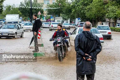 عکس‌هایی از سیلاب در خیابان‌های مشهد (۲۹ اردیبهشت ۱۴۰۳)
