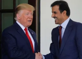گفت&zwnj;وگوی تلفنی امیر قطر و ترامپ درباره طرح صلح غزه
