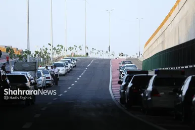 افتتاح تقاطع غیرهمسطح حضرت قمر بنی‌هاشم(ع) در مشهد