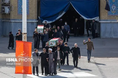گزارش تصویری | تشییع پیکر شهید «علی لاریجانی» و «مرتضی لاریجانی» - قم