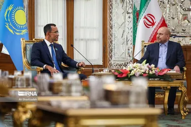 عکس‌هایی از دیدارهای رئیس مجلس با میهمانان خارجی مراسم تحلیف
