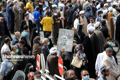 تشییع پیکر شهید حجت الاسلام محمد اصلانی در مشهد