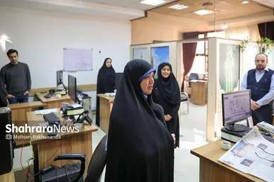 بازدید عضو شورای اسلامی شهر مشهد از موسسه فرهنگی شهرآرا
