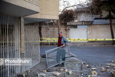 تصاویری از انفجار یک منزل مسکونی در ابوذر غفاری مشهد