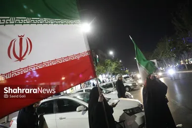 گزارش تصویری | یکصدوبیست‌وپنجمین شب حضور مردم مشهد در خیابان