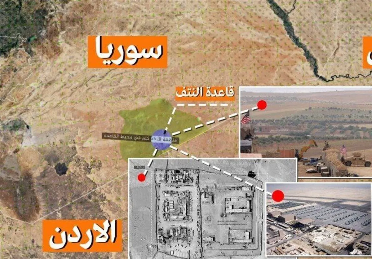 ۲ پایگاه آمریکا در سوریه مورد هدف قرار گرفت