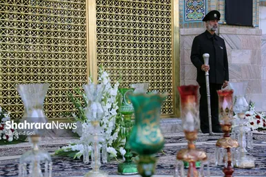 گزارش تصویری| آیین اذن عزای محرم در حرم مطهر رضوی (پنجشنبه ۵ تیر ۱۴۰۴)