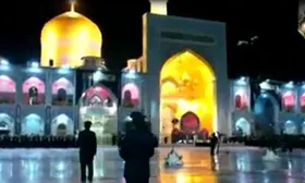 فیلم / مراسم خطبه&zwnj;خوانی شب شهادت حضرت رضا(ع)