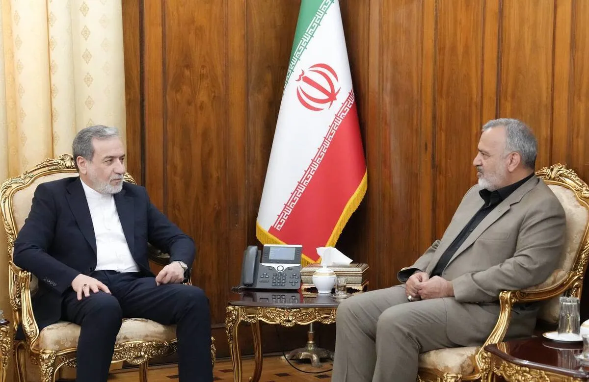 دیدار رئیس سازمان حج و زیارت با وزیر امور خارجه (۲۲ تیر ۱۴۰۵)