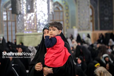 مراسم بزرگداشت هفتمین روز شهادت شهدای خدمت در حرم مطهر رضوی