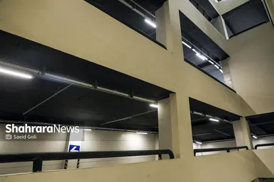 گزارش تصویری | بهره‌برداری از پارکینگ طبقاتی «توحید» میدان شهدای مشهد (۷ آذر ۱۴۰۳)
