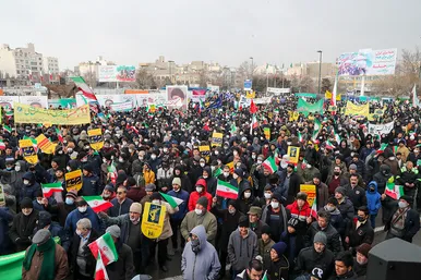 راهپیمایی 22 بهمن در مشهد