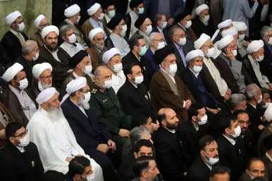 حضور و سخنرانی رهبر انقلاب در اجتماع زائران و مجاوران حرم مطهر رضوی