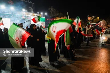 گزارش تصویری | میدان فلسطین مشهد چند ساعت پس از سال تحویل