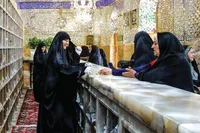 توفیق خدمت ۸ هزار بانو در حرم مطهر رضوی