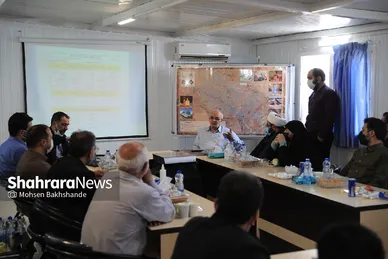 بازدید اعضای شورای اسلامی شهر مشهد از خطوط قطار شهری مشهد