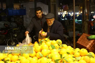 ایران زیباست | شب یلدا بازار همدان
