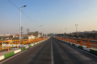 تصاویری از تقاطع غیر هم‌‌سطح پیامبر اعظم (ص) مشهد