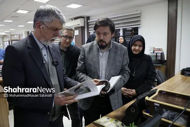 گزارش تصویری |  بازدید وزیر فرهنگ و ارشاد اسلامی از مؤسسه فرهنگی شهرآرا (۲۶ دی ۱۴۰۳)
