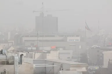  «مشهد» غرق در گرد و غبار شدید