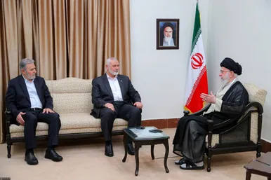 عکس‌هایی از دیدار شماری از میهمانان خارجی مراسم تحلیف با رهبر انقلاب اسلامی