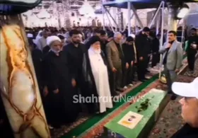 پیکر شهید فاطمیون در مشهد تشییع شد + فیلم