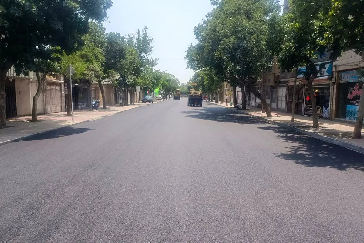شهرداری منطقه ثامن: روکش آسفالت خیابان هاتف به متراژ ۴ هزارو ۶۸۰ مترمربع انجام شد