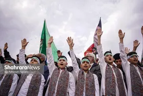 گزارش تصویری | اجتماع عظیم منتظران ظهور در مشهد ۱