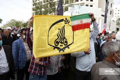 حضور پر تعداد مهاجران افغانستانی در مراسم تشییع پیکر شهید حجت‌الاسلام اصلانی