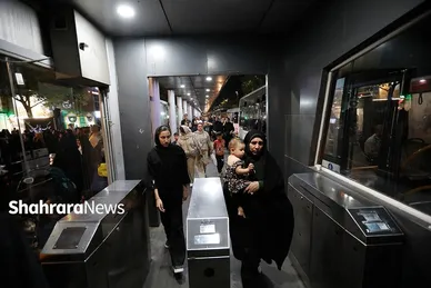 گزارش تصویری | خدمات رسانی اتوبوسرانی و مترو مشهد به زائران و مجاوران در روزهای پایانی ماه صفر