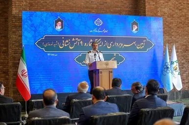 رژه ناوگان خودرویی آتش نشانی مشهد