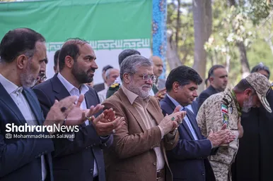 گزارش تصویری | مراسم بهره برداری از فاز یک بوستان جهانشهر مشهد