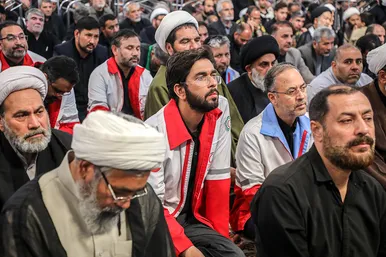 مراسم بزرگداشت شهدای خدمت در حرم مطهر رضوی