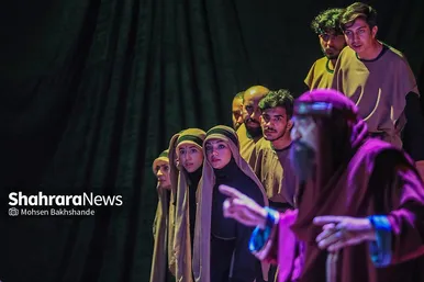 گزارش تصویری | سوگواری آیینی نمایشی «مثنوی سرخ»
