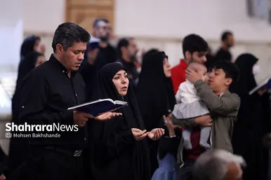 مراسم احیای ناشنوایان در حرم مطهر امام رضا(ع)