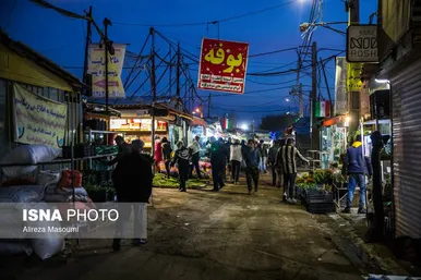 بازار گل محلاتی تهران در آستانه سال نو