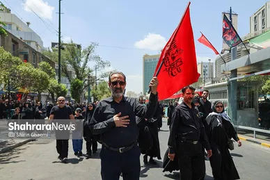 گزارش تصویری | مراسم جاماندگان اربعین حسینی در مشهد (۲)