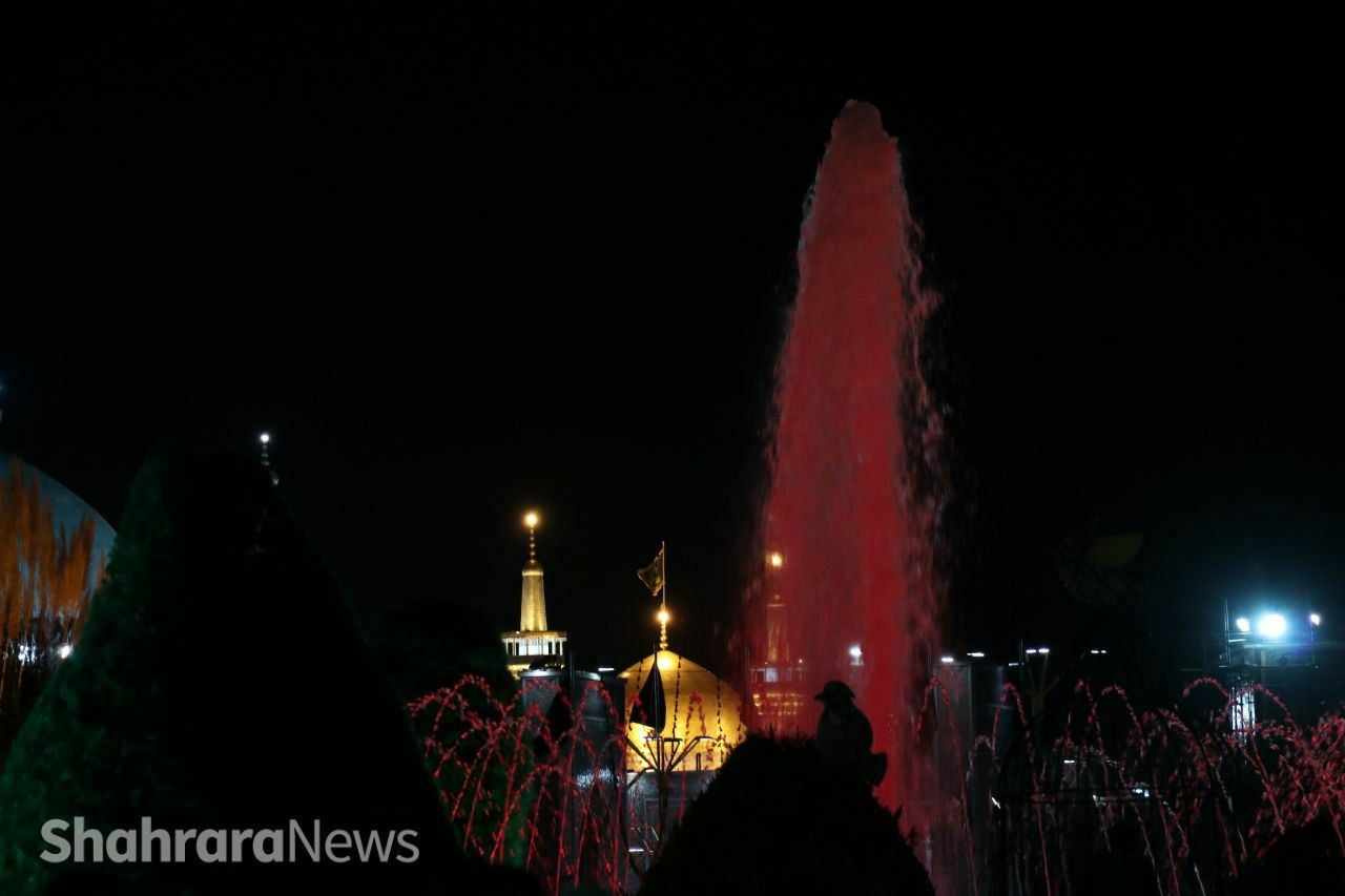 حال و هوای مشهد مقدس در شب شهادت ثامن الحجج + فیلم و عکس