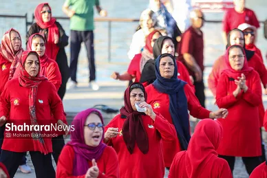 گزارش تصویری | همایش ورزش صبحگاهی در بوستان برکت مشهد