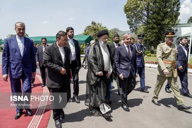 استقبال رسمی شهباز شریف از سید ابراهیم رئیسی