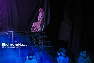 گزارش تصویری | سوگواری آیینی نمایشی «مثنوی سرخ»