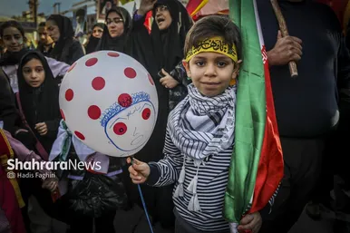 گزارش تصویری | مراسم چهلمین روز شهادت رهبر شهید انقلاب اسلامی در مشهد ۱