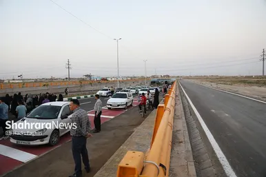 افتتاح تقاطع غیرهمسطح حضرت قمر بنی‌هاشم(ع) در مشهد