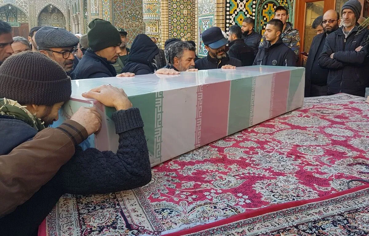 خاکسپاری شهید بمباران بیروت در حرم رضوی (۱۶ آذر ۱۴۰۳)