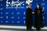 تصاویر نوید محمدزاده و فرشته حسینی در فوتوکال و نشست رسانه‌ای فیلم «دسته دختران»
