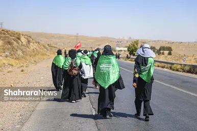گزارش تصویری | آغاز موج پیاده‌روی زائران به مشهد در آستانه شهادت امام رضا(ع)
