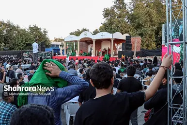 حرکت کاروان نمادین اسرای کربلا در مشهد