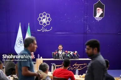 دومین نشست خبری سید عبدالله ارجائی شهردار مشهد